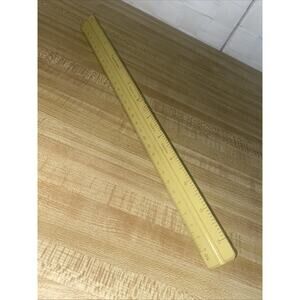 VTG Pearwood ARCHITECT Scale Drafting RULER TRIANGLE Ruler US ST'D Stewart 521